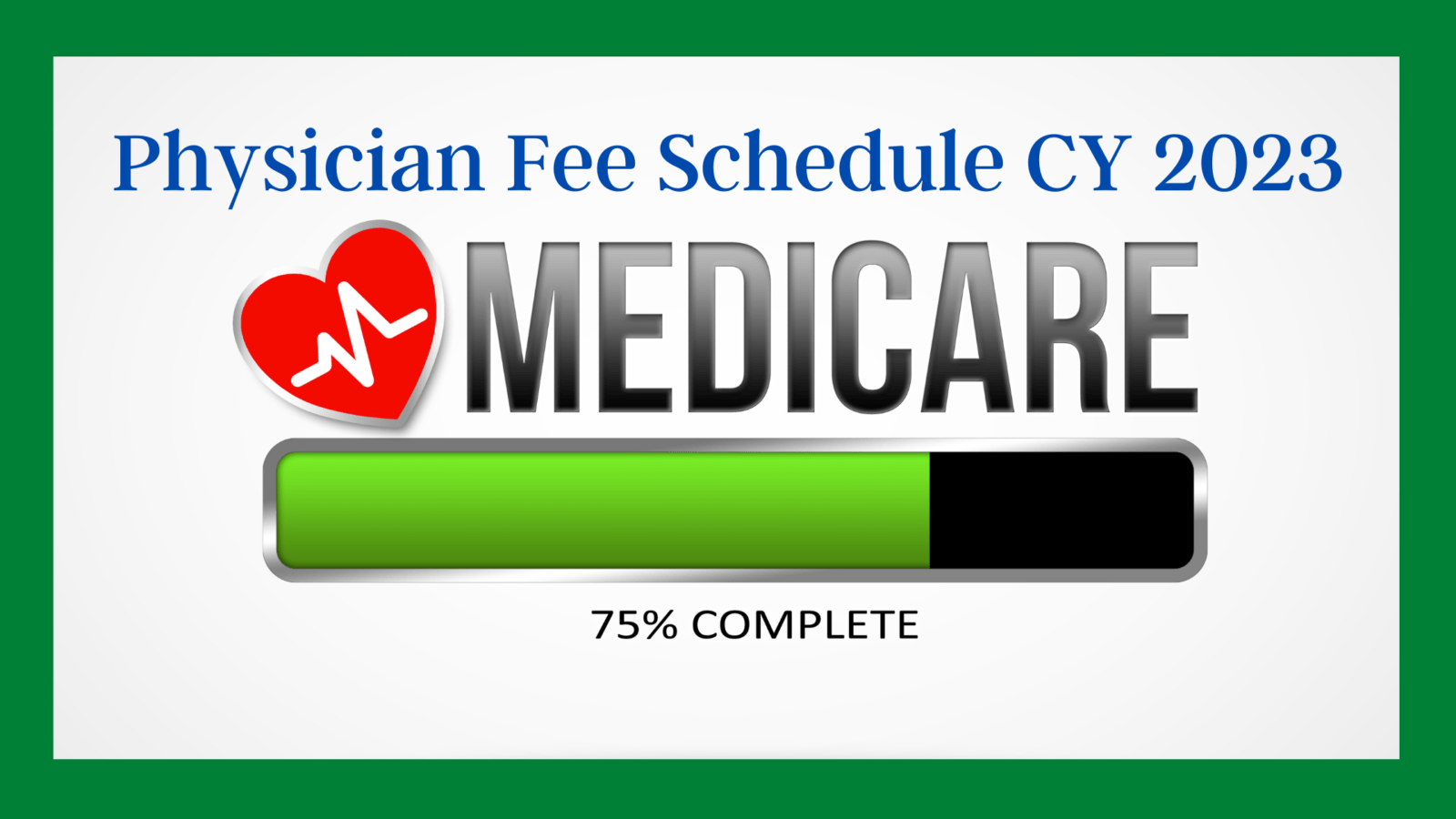 medicare physician fee schedule update for CY 2023