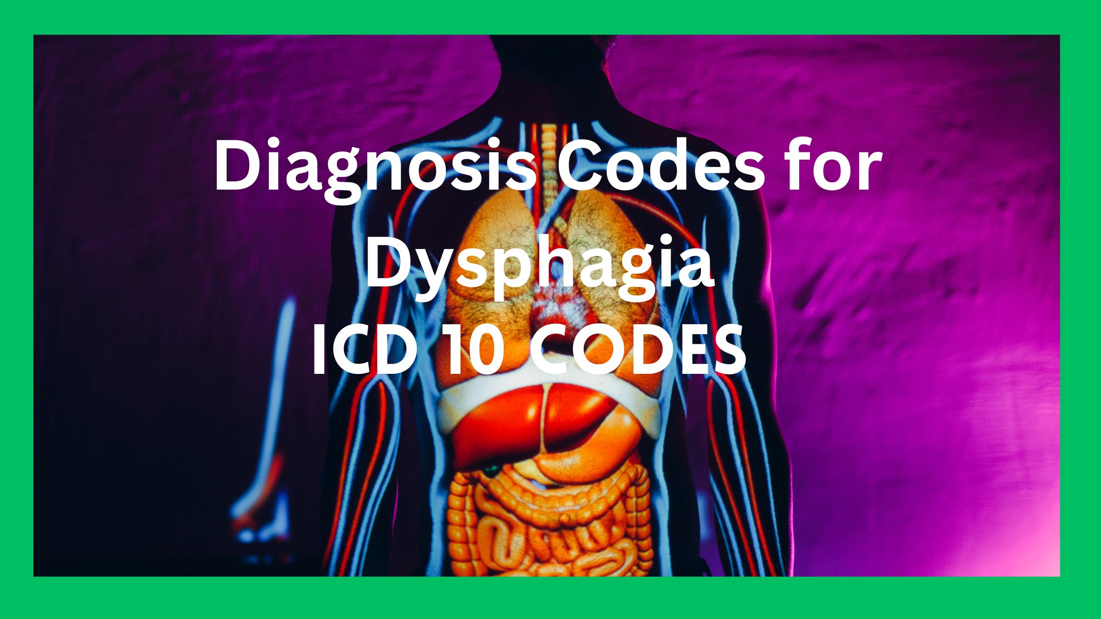 icd 10 codes for dysphagia